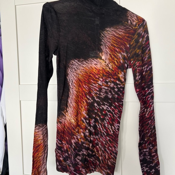 COS x Chris Perani Women’s Black and Red Butterfly Long Sleeve Top - Picture 3 of 5